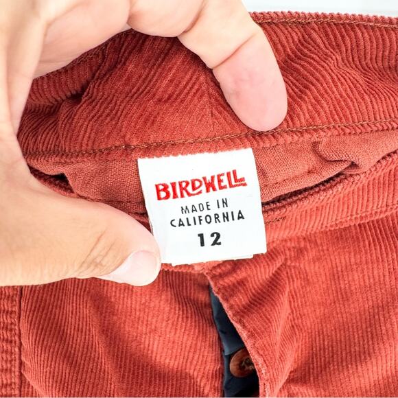 Birdwell Women's Classic Corduroy Shorts Mid Rise Red Size 12 Outdoor Gorpcore - Picture 10 of 15
